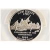 Image 1 : 1999-S SILVER NEW JERSEY QUARTER PCGS PR69 DCAM