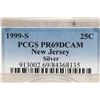 Image 3 : 1999-S SILVER NEW JERSEY QUARTER PCGS PR69 DCAM