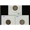 Image 1 : 1913,14 & 1916 BARBER DIMES ALL (FINES)