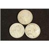 Image 1 : 1946,52 & 62 CANADA SILVER QUARTERS