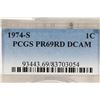Image 3 : 1974-S LINCOLN CENT PCGS PR69RD DCAM