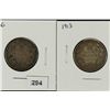 Image 1 : 1906 & 1913 CANADA SILVER 25 CENTS