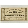 Image 1 : 1862 STATE OF VIRGINIA, CITY OF RICHMOND 60 CENT