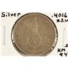 Image 1 : 1937-A GERMAN SILVER 5 MARKS WITH SWASTIKA