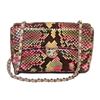 Image 1 : Chanel Multi Color Python Snakeskin Mini Classic Flap Shoulder Bag