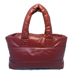 Chanel Burgundy Leather Cocoon Tote