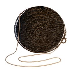 Salvatore Ferragamo Black Wire Cage Shoulder Bag