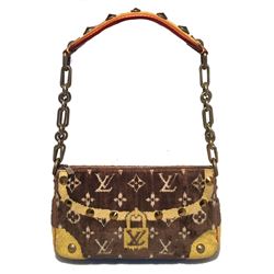 Limited Edition LOUIS VUITTON Monogram Velvet Trompe L oeil Pochette