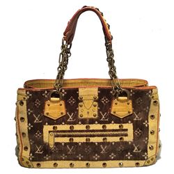 Louis Vuitton Limited Edition Trompe L'oeil Le Fabuleux Velvet Shoulder Bag