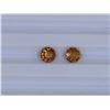 Image 1 : 1.5ct Yellow Tourmaline match pair Round cut