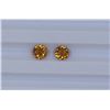 Image 1 : 1.13ct Yellow Tourmaline match pair Round cut