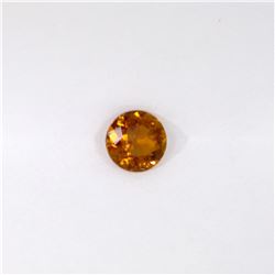 0.99 ct yellow tourmaline round cut