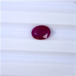 1.56 ct ruby oval cut