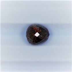 3.03ct Natural Brown red diamond Brolite with hole  cut
