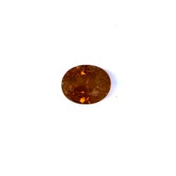 3.91 ct yellow tourmaline oval cut