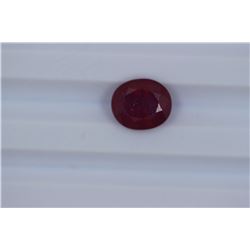 4.87ct  Ruby Oval cut