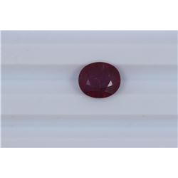 4.73ct  Ruby Oval cut