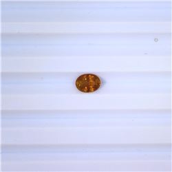 1.17 ct yellow tourmaline oval cut