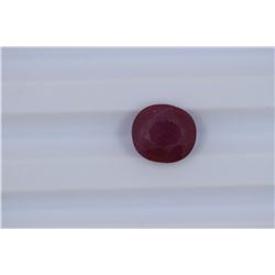 5.72ct  Ruby Oval cut