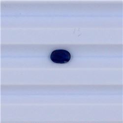 0.54 ct natural ceylon blue sapphire oval cut