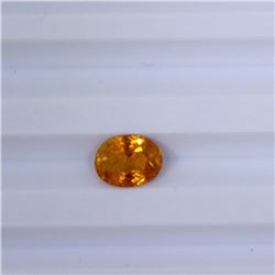 1.65 ct yellow tourmaline oval cut