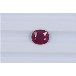 3.5ct  Ruby Oval cut