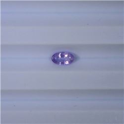 0.53 ct natural ceylon purple sapphire oval cut