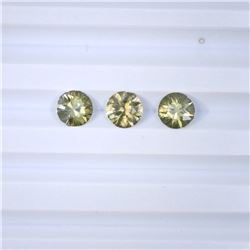 5.46 ct zircon match pair round cut