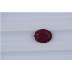 3.91ct  Ruby Oval cut