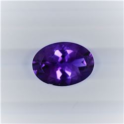 4.86ct Amethyst Oval cut