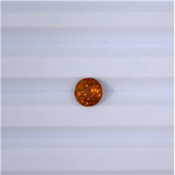 1.44 ct yellow tourmaline round cut