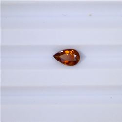 0.75 ct yellow tourmaline pear cut