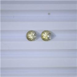 3.35 ct zircon match pair round cut