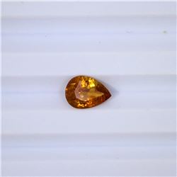 1.61 ct yellow tourmaline pear cut