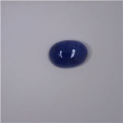 8.27 ct tanzanite cab oval cut