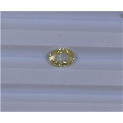 1.8ct Natural Yellow Zircon Oval cut