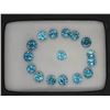 Image 1 : 29.55cts Round Shape Natural blue Zircon