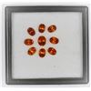 Image 1 : 10.61ct Spesserite 9 pcs Oval cut