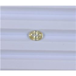 2.27ct Natural Yellow Zircon Oval cut