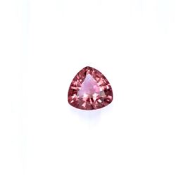 8.56 ct pink tourmaline trillion cut
