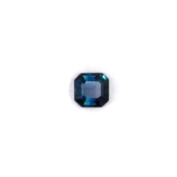 0.67 ct blue sapphire cushion cut