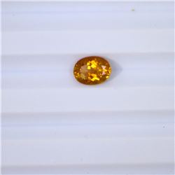 1.29 ct yellow tourmaline oval cut