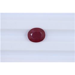 4.25ct  Ruby Oval cut
