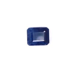 6.62 ct ceylon sapphire emerald cut