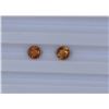 Image 1 : 1.21ct Yellow Tourmaline match pair Round cut