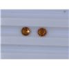 Image 1 : 1.18ct Yellow Tourmaline match pair Round cut