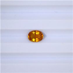 1.063 ct yellow tourmaline oval cut
