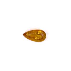 1.05 ct yellow tourmaline pear cut