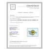 Image 3 : YELLOW SAPPHIRE 1.9CT  14K WHITE GOLD RING