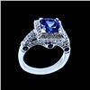 Image 2 : 2.31CT NATURAL TANZANITE 14K W/G RING